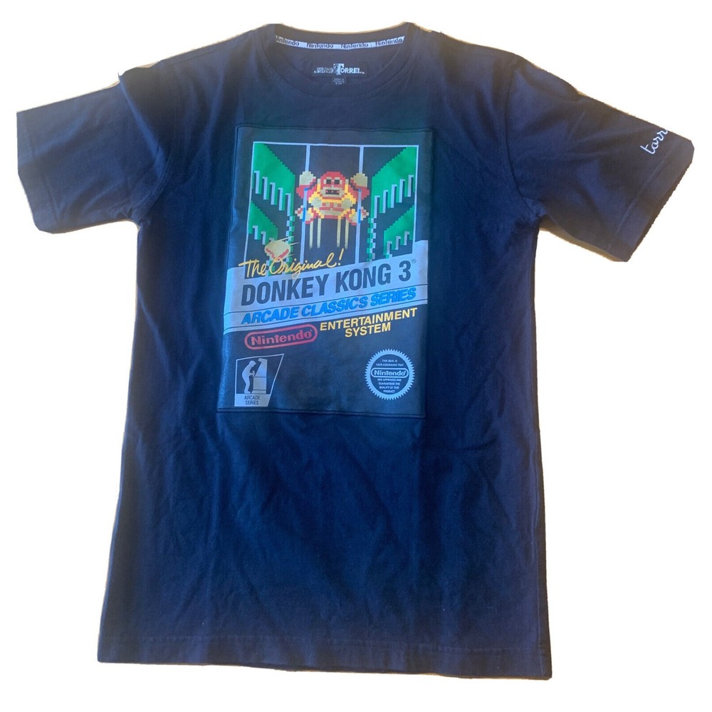 Torrel Nintendo Donkey Kong 3 Limited Edition 1 of 1000 Black T-Shirt Sz. S